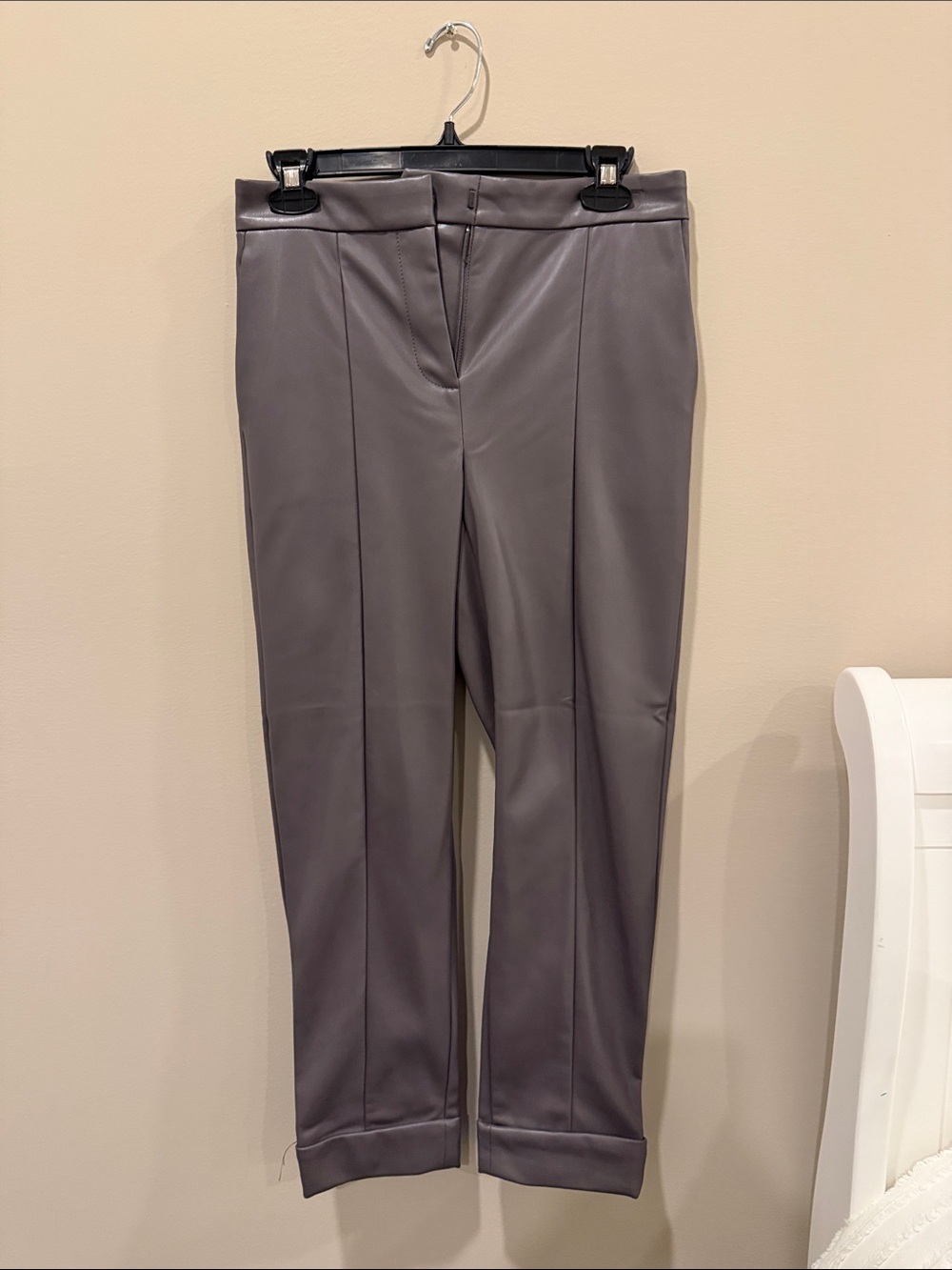 Ann Taylor Petite-Curvy Fit Slate Gray Pants